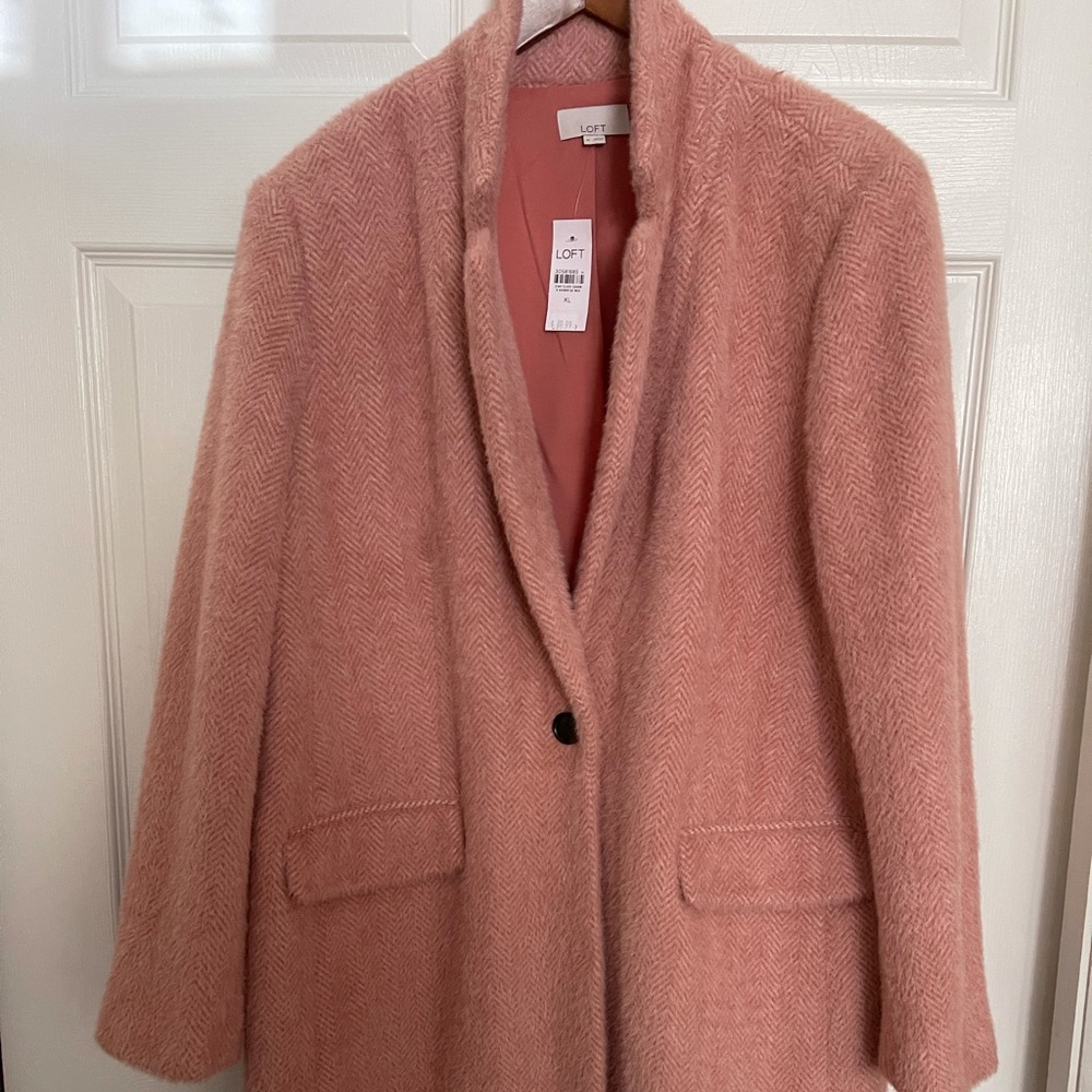 Ann Taylor LOFT long dress coat NWT